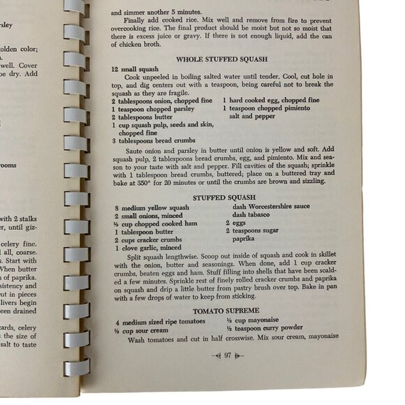 Excelsior House Cookbook Jefferson Texas Fifth Printing 1974 Spiral Bound - Picture 9 of 9